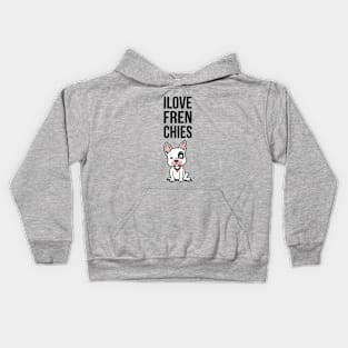 I love Frenchies Kids Hoodie